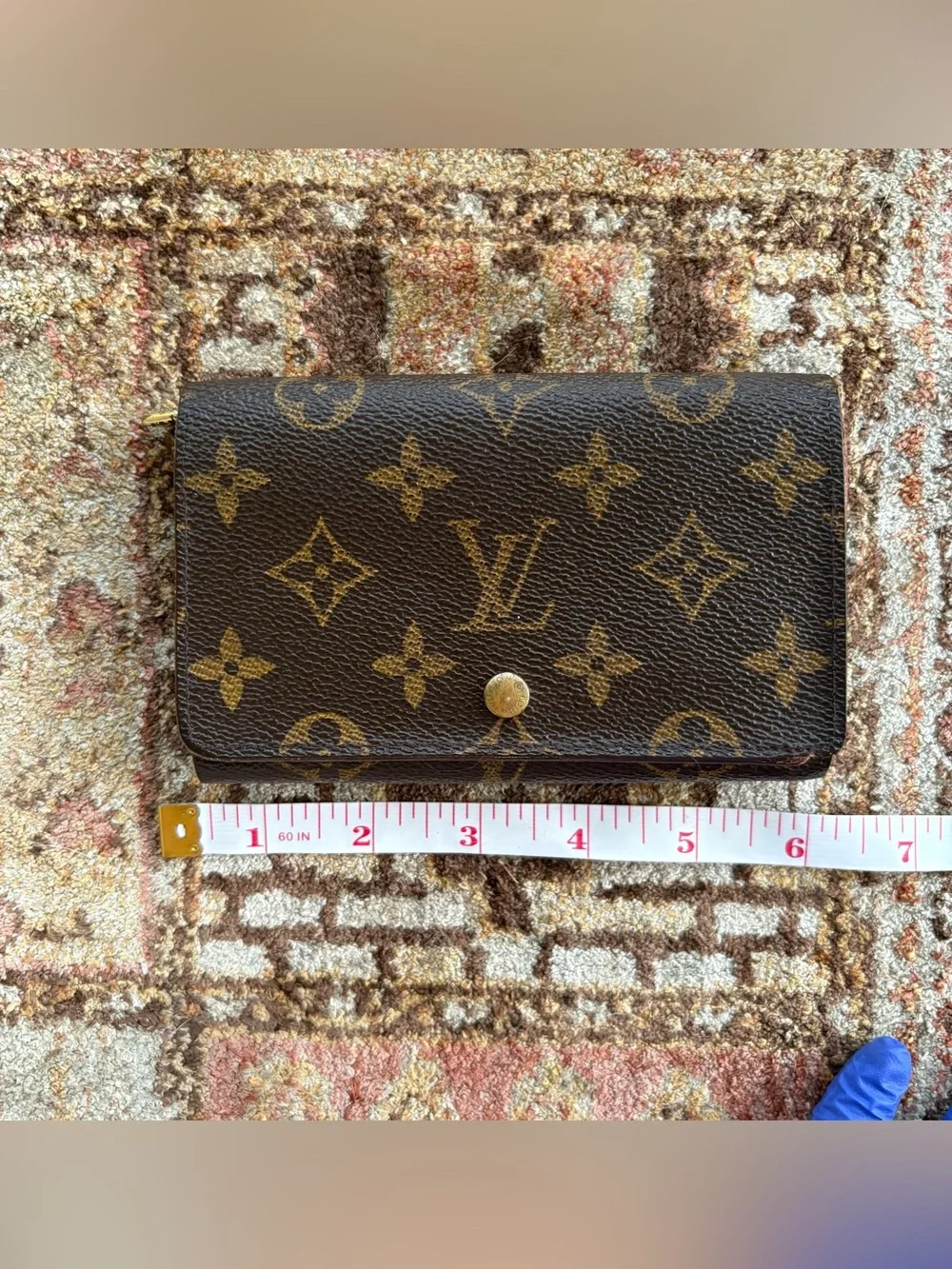 Louis Vuitton Monogram Canvas Tresor Front Snap Wallet
